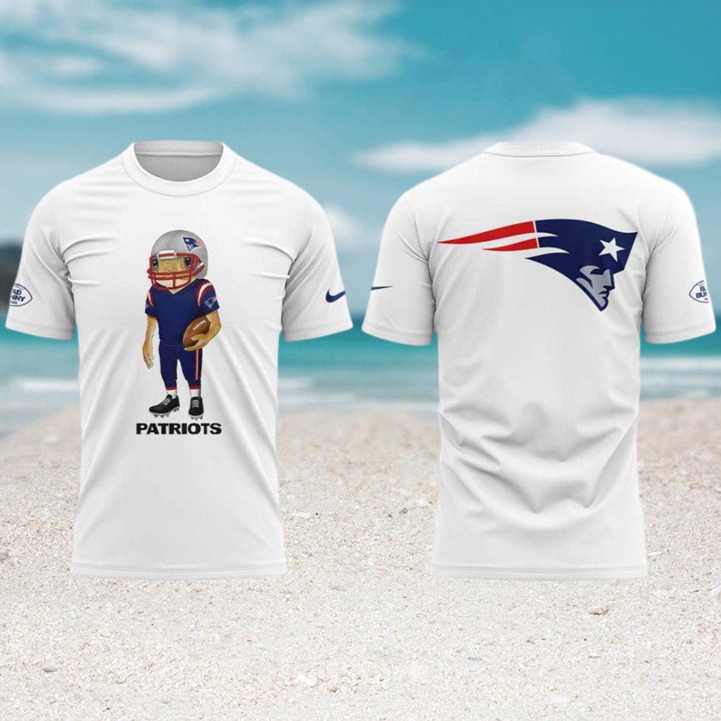 New England Patriots Bad Bunny Mascot White Performance Short Sleeve tshirt New England Patriots Bad Bunny Mascot White Performance Short Sleeve tshirt