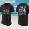 New England Patriots 2025 AFC East Champions Super Bowl LX Fan T Shirt New England Patriots 2025 AFC East Champions Super Bowl LX Fan T Shirt