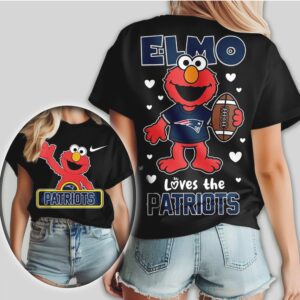 New England Patriots Football Official NFL Elmo Fan 3D Sh126