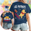 New England Patriots Official NFL Benito Bow Footballl 3D Shirt New England Patriots Official NFL Benito Bow Footballl 3D Shirt