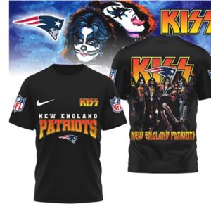 New England Patriots Game Day 2026 Official NFL Kiss Band 3D Shirt