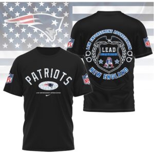 New England Patriots Law Enforcement Appreciation T Shirt