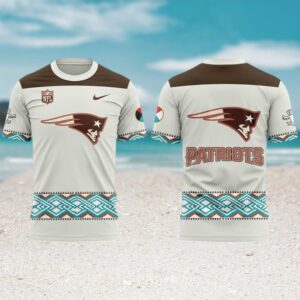 New England Patriots Native American Heritage Game Day Graphic T Shirt New England Patriots Native American Heritage Game Day Graphic T Shirt