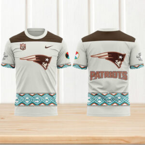New England Patriots Native American Heritage Game Day Graphic T Shirt