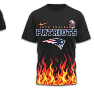 New England Patriots Official NFL Eagle Harley Davidson 3D Shirt