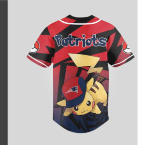 New England Patriots Official NFL Pikachu Jersey Shirt New England Patriots Official NFL Pikachu Jersey Shirt