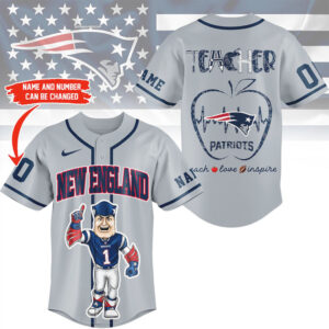 New England Patriots Official NFL Teacher Appreciation Month Jersey Shirt New England Patriots Official NFL Teacher Appreciation Month Jersey Shirt