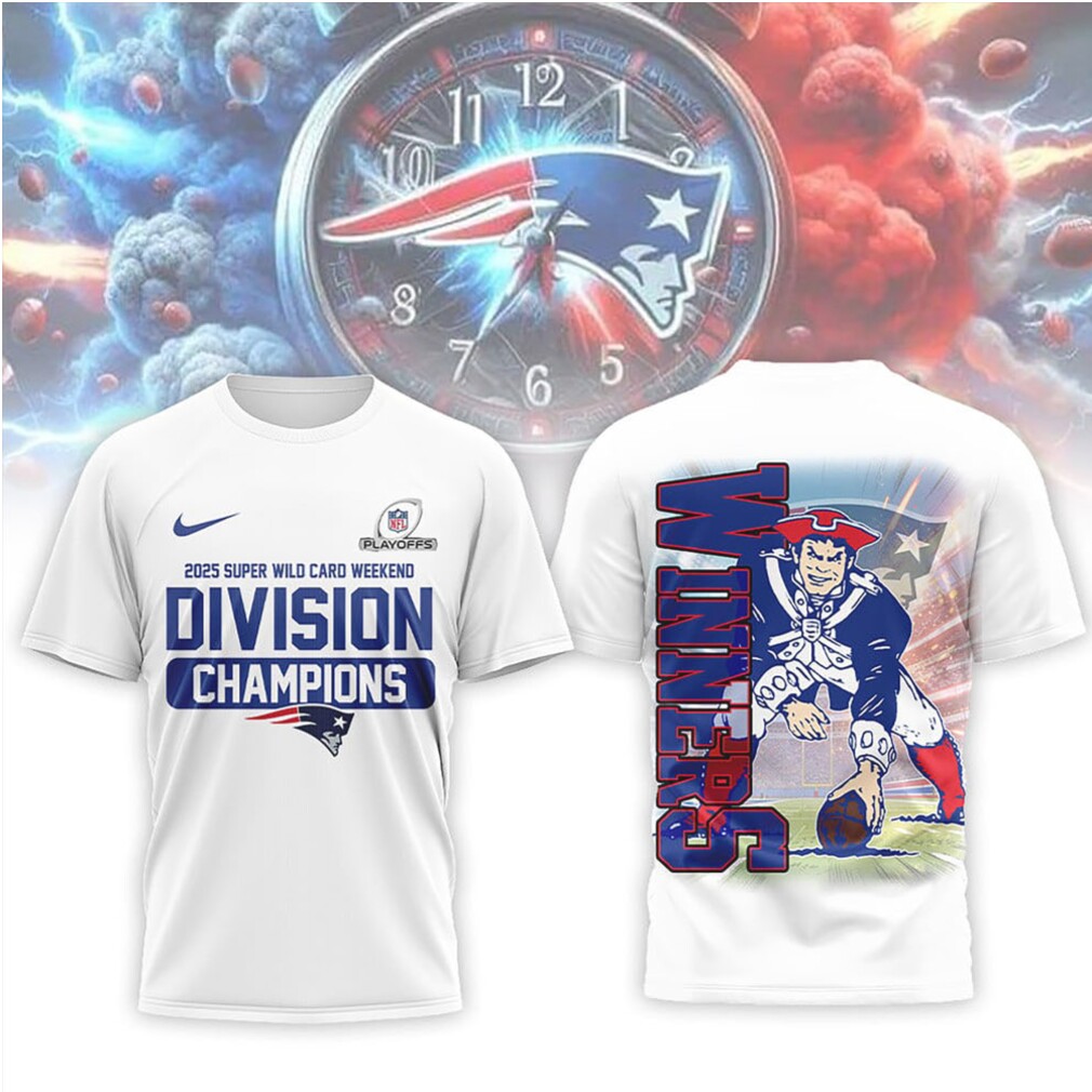 New England Patriots Official NFL Wild Card Weekend 3D Shirt New England Patriots Official NFL Wild Card Weekend 3D Shirt