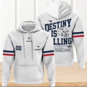 New England Patriots Personalized Destiny Hoodie New England Patriots Personalized Destiny Hoodie