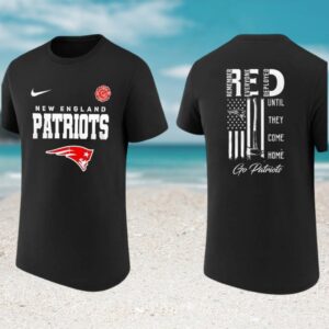 New England Patriots RED Remember Everyone Deployed Military Appreciation Firefighter Shirt