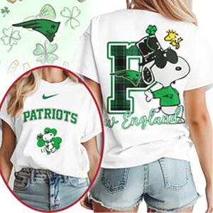New England Patriots Snoopy St. Patrick’s Day Lucky Shamrock Women’s Football Fan Shirt New England Patriots Snoopy St. Patrick’s Day Lucky Shamrock Women’s Football Fan Shirt