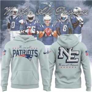 New England Patriots We Are All Patriots Sports Hoodie
