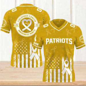 New England Patriots x Childhood Cancer Awareness Month NFL Gameday Jersey