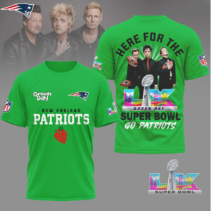 New England Patriots x Green Day Super Bowl LIX Crossover Tee New England Patriots x Green Day Super Bowl LIX Crossover Tee
