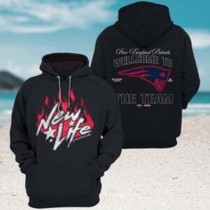 New Era New Life Welcome To The Team NFL Patriots Football Hoodie New Era New Life Welcome To The Team NFL Patriots Football Hoodie