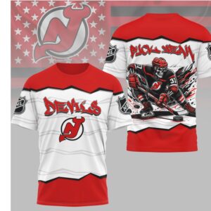 New Jersey Devils Official NHL Puck Yeah 3D Shirt