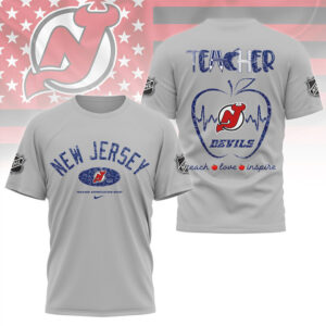 New Jersey Devils Official NHL Teacher Appreciation Day 3D Shirt New Jersey Devils Official NHL Teacher Appreciation Day 3D Shirt