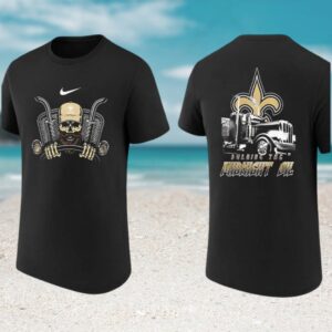 New Orleans Saints Burning The Midnight Oil Trucker Skull Football T Shirt New Orleans Saints Burning The Midnight Oil Trucker Skull Football T Shirt