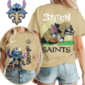 New Orleans Saints Cleveland Browns Official NFL Stitch 3D Shirt