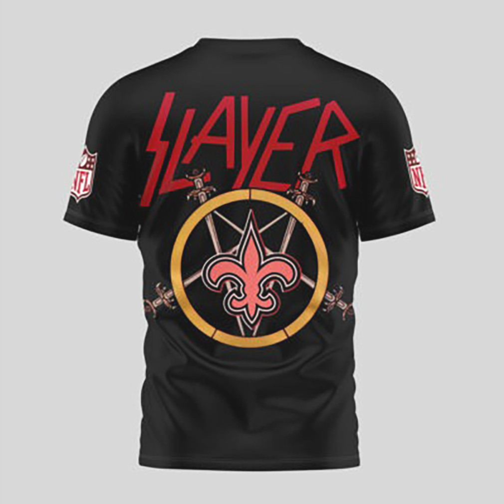 New Orleans Saints Game Day 2026 Official NFL Slayer 3D Shirt New Orleans Saints Game Day 2026 Official NFL Slayer 3D Shirt