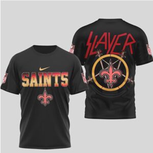 New Orleans Saints Game Day 2026 Official NFL Slayer 3D Shirt