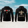New Orleans Saints NOLA Strong Heart NFL Hoodie New Orleans Saints NOLA Strong Heart NFL Hoodie