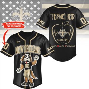 New Orleans Saints Official NFL Teacher Appreciation Month Jersey Shirt