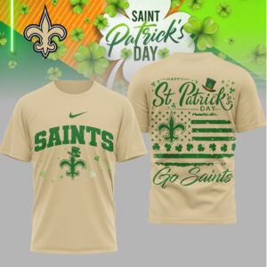 New Orleans Saints St. Patrick’s Day Go Saints Shamrock T Shirt New Orleans Saints St. Patrick’s Day Go Saints Shamrock T Shirt