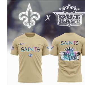 New Orleans Saints x Outkast Collaboration Galaxy Print Retro Hip Hop Football Shirt