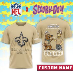 New Orleans Saints x Scooby Doo Official 3D Shirt New Orleans Saints x Scooby Doo Official 3D Shirt