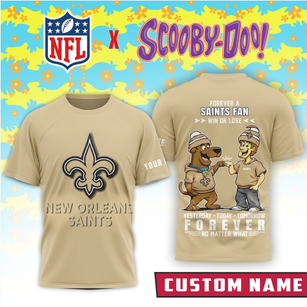 New Orleans Saints x Scooby Doo Official 3D Shirt New Orleans Saints x Scooby Doo Official 3D Shirt