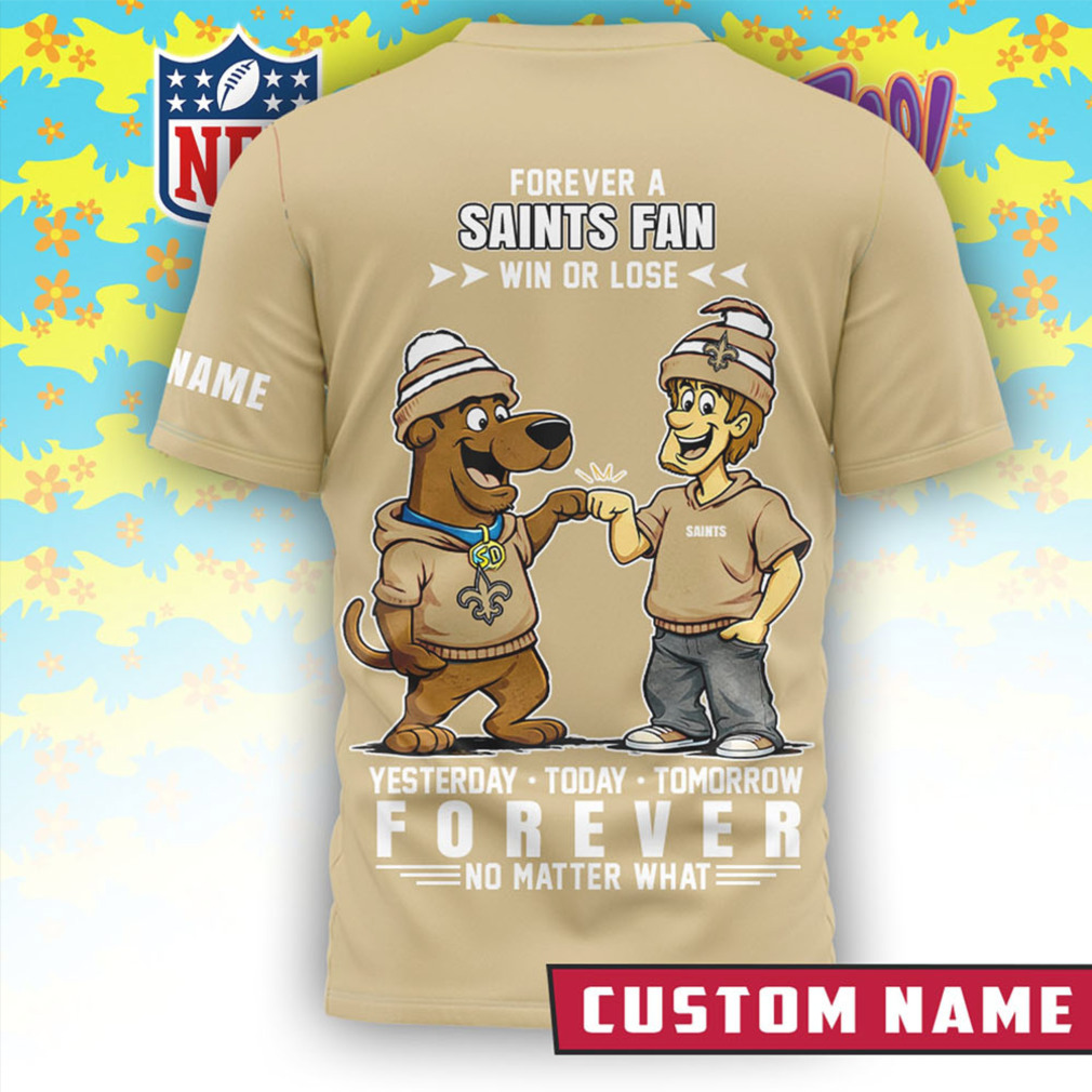 New Orleans Saints x Scooby Doo Official 3D Shirt New Orleans Saints x Scooby Doo Official 3D Shirt