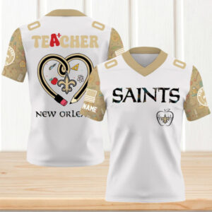 New Orleans Saints x Teacher Football Gameday Jersey