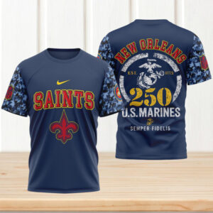 New Orleans Saints x US Marines 250th Anniversary Game Day NFL Football Jersey