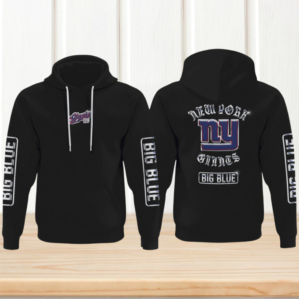 New York Giants Big Blue NFL Football Hoodie New York Giants Big Blue NFL Football Hoodie