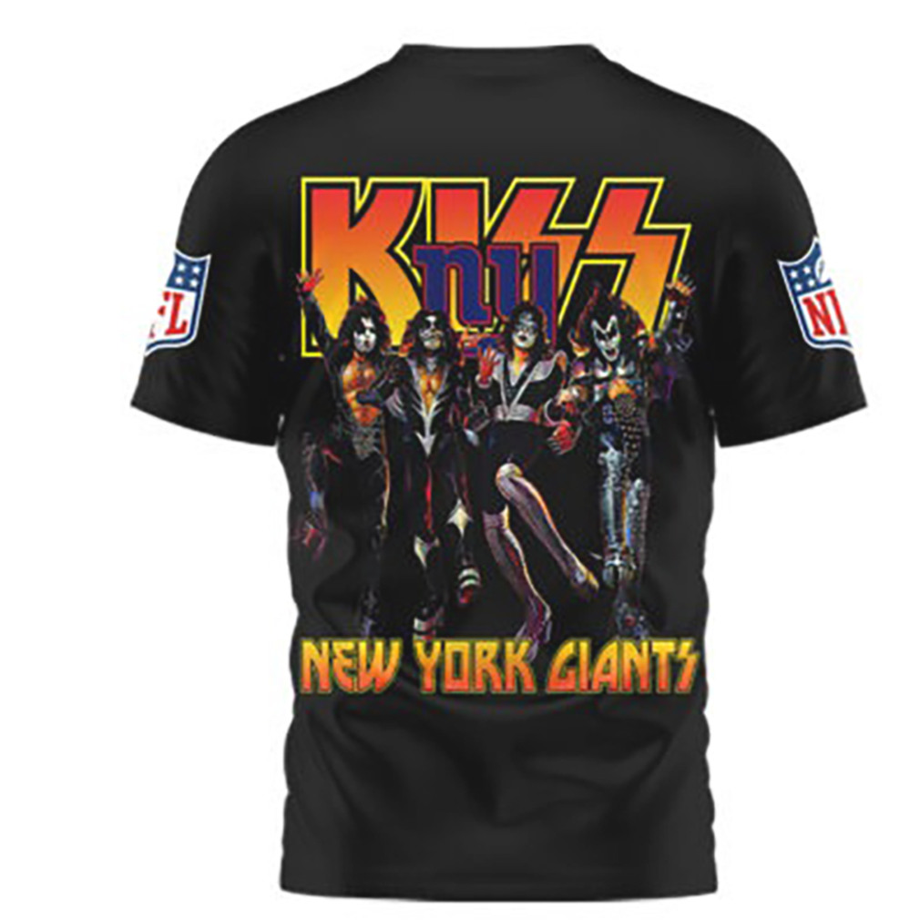 New York Giants Game Day 2026 Official NFL Kiss Band 3D Shirt New York Giants Game Day 2026 Official NFL Kiss Band 3D Shirt
