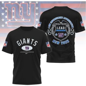 New York Giants Law Enforcement Appreciation LEAD T Shirt