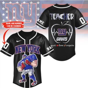 New York Giants Official NFL Teacher Appreciation Month Jersey Shirt