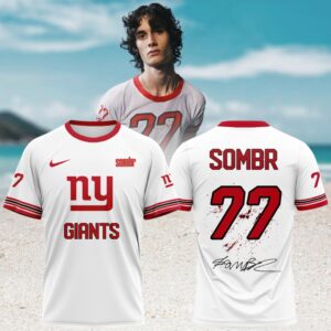 New York Giants X Sombr The Late Nights Young Romance Jersey