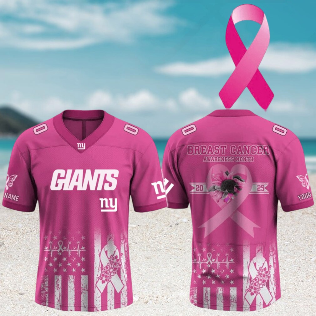 New York Giants x Breast Cancer Awareness Month NFL Gameday Jersey New York Giants x Breast Cancer Awareness Month NFL Gameday Jersey
