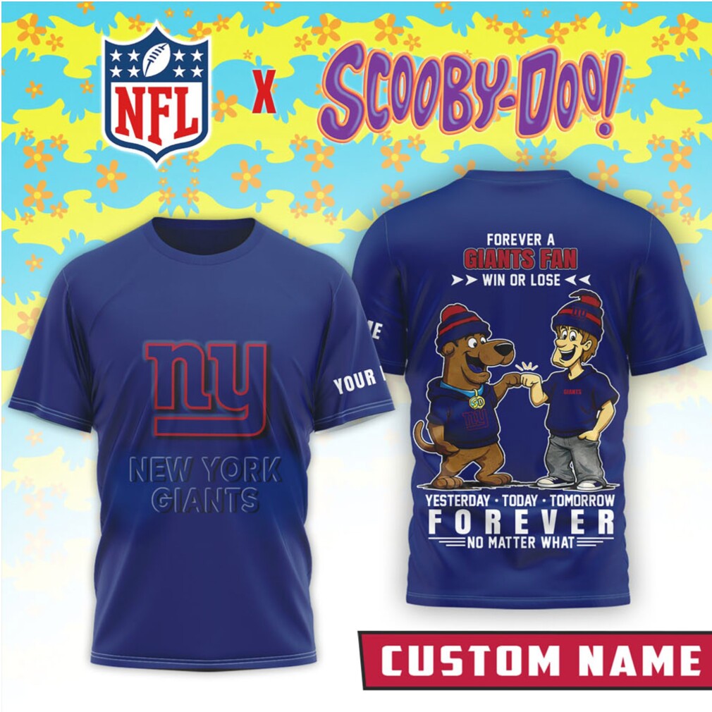 New York Giants x Scooby Doo Official 3D Shirt New York Giants x Scooby Doo Official 3D Shirt