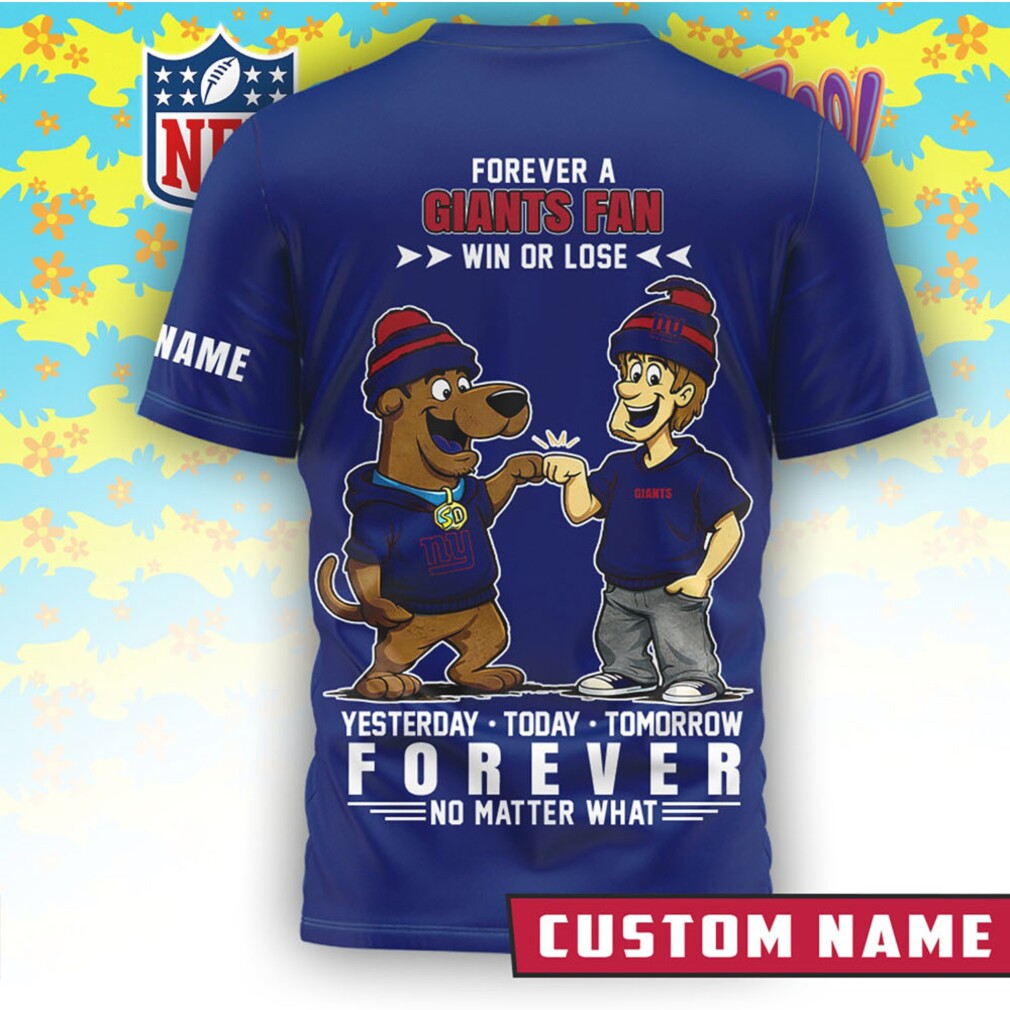 New York Giants x Scooby Doo Official 3D Shirt New York Giants x Scooby Doo Official 3D Shirt
