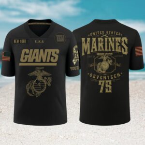 New York Giants x U.S Marine Corps Dark Gameday Jersey New York Giants x U.S Marine Corps Dark Gameday Jersey