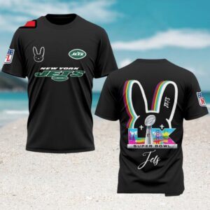 New York Jets Bad Bunny Super Bowl LX T Shirt NFL Football Fan Apparel New York Jets Bad Bunny Super Bowl LX T Shirt NFL Football Fan Apparel