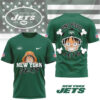 New York Jets Official NFL Day of the Dead 3D Shirt New York Jets Official NFL Day of the Dead 3D Shirt