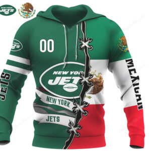 New York Jets Mexico NFL Game Match Hoodie