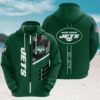 New York Jets NFL Game Day 3D Zip Up Hoodie New York Jets NFL Game Day 3D Zip Up Hoodie