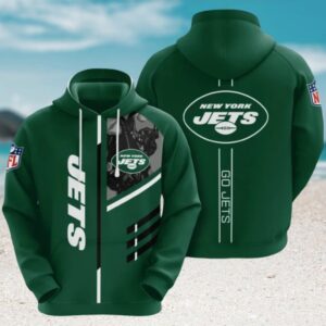 New York Jets NFL Game Day Logo Football 3D Hoodie New York Jets NFL Game Day Logo Football 3D Hoodie