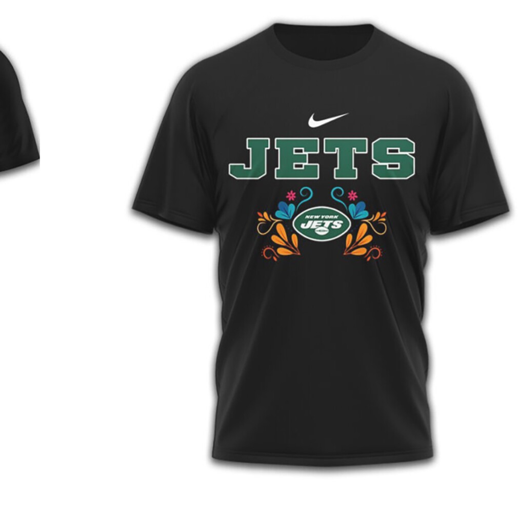 New York Jets Official NFL Day of the Dead 3D Shirt New York Jets Official NFL Day of the Dead 3D Shirt