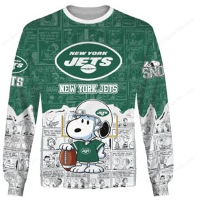 New York Jets Snoopy NFL Game Day Hoodie